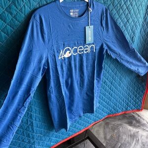 4Ocean Classic Blue Long Sleeve Tee